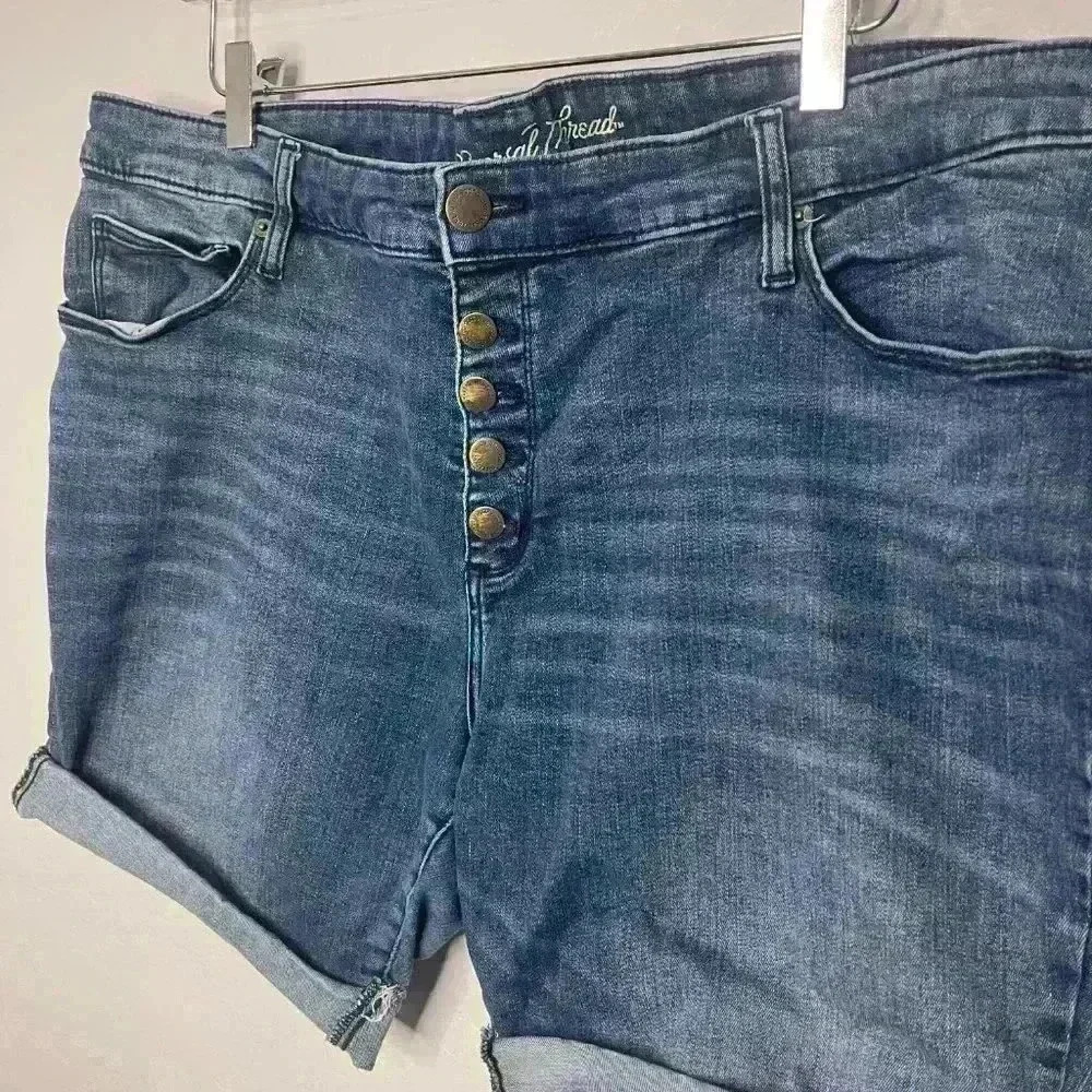 Universal Thread Raw Hem/Cuffed Button Fly Jean S… - image 3